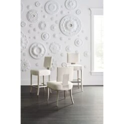 Allocated Counter Stool - Silver -France and So Furniture cla 420 284 304 314 rs