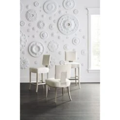 Allocated Counter Stool - Silver -France and So Furniture cla 420 284 304 314 rs 7d9595ed 9da0 415c 911b 66c93d063578