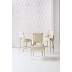 Tasteful Counter Stool - Gold -France and So Furniture cla 420 284 305 315 rs