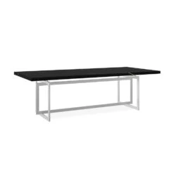 Postcard Dining Table - Nero Marguia Marble/Brushed Chrome