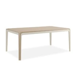 Spacious Extension Dining Table - Silver, Rectangle