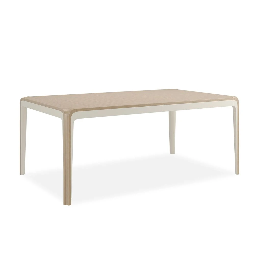 Spacious Extension Dining Table - Silver, Rectangle 1 Spacious Extension Dining Table - Silver, Rectangle