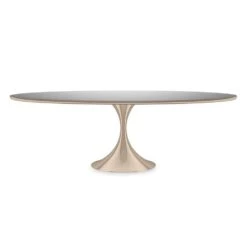 Eternal 96 Oval Dining Table - Whisper Gold
