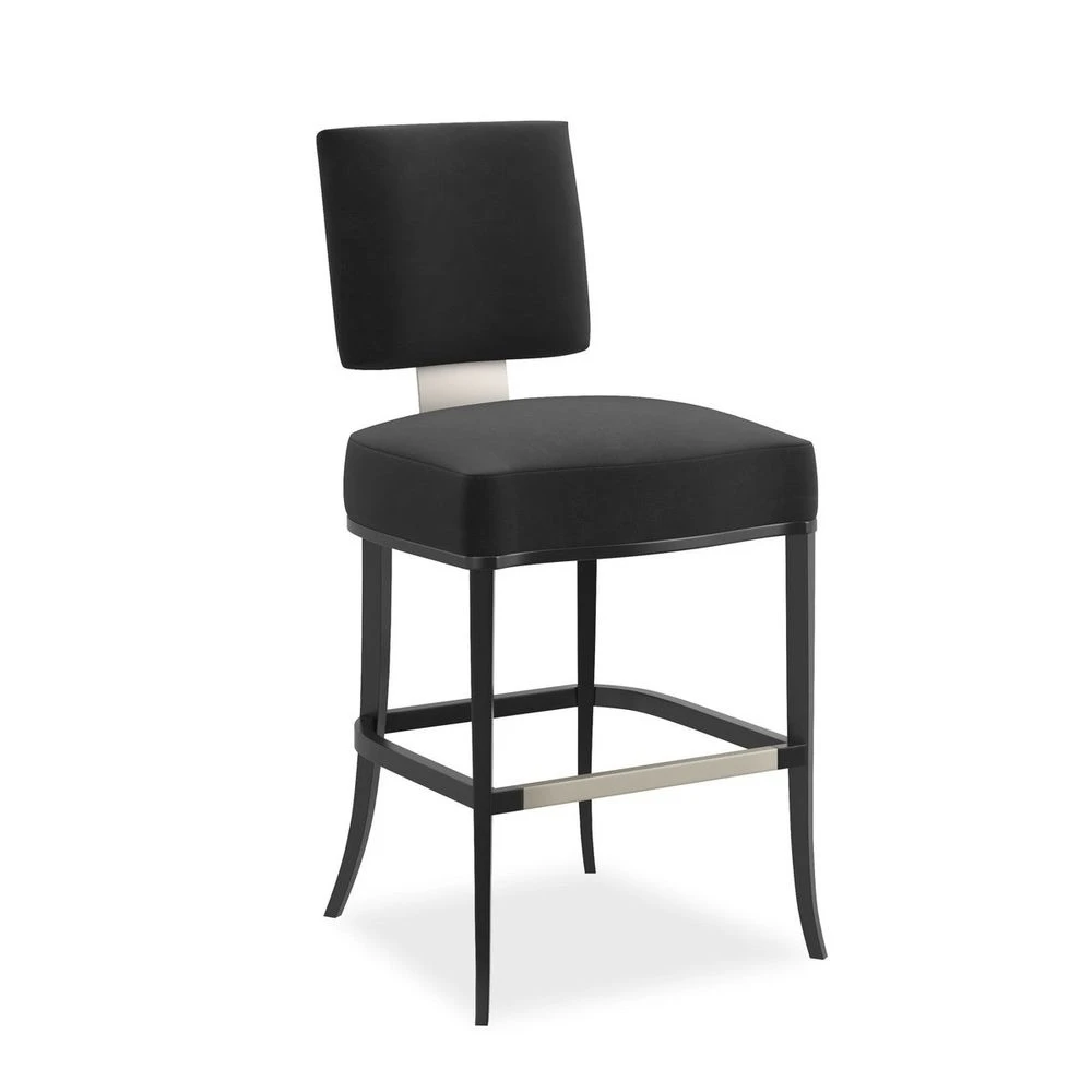 Allocated Counter Stool - Black, Gold 1 Allocated Counter Stool - Black, Gold