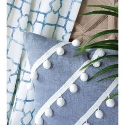 Jolly Diagonal Trim Decorative Pillow -France and So Furniture ctw 06 4b