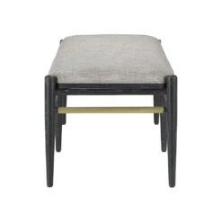 Visby Black Bench, Arita Smoke -France and So Furniture d217cbf99625a82892478b01f330dc5e71ffe8da