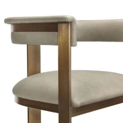 Lilith Bar Stool - Bronze -France and So Furniture darcy bar stool taupe 148103 356c88e2 bfc4 4a20 aeb3 da3d45f02c23