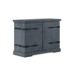 Alcove Bar Cabinet - Blue -France and So Furniture dtmdpdkzccchxelveuym