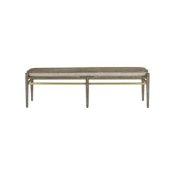 Visby Light Pepper Bench, Calcutta Linen -France and So Furniture e07bec1287fb20c2bdb862683fa782da360a1f11