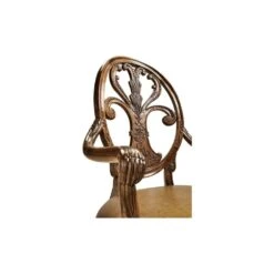 Sheraton Style Oval Back Arm Chair -France and So Furniture ea5767262a18ecd156a92c75bc79ea5a8568dcf3 full