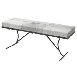 Kai Bench - Grey Hide