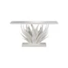 Agave White Console Table