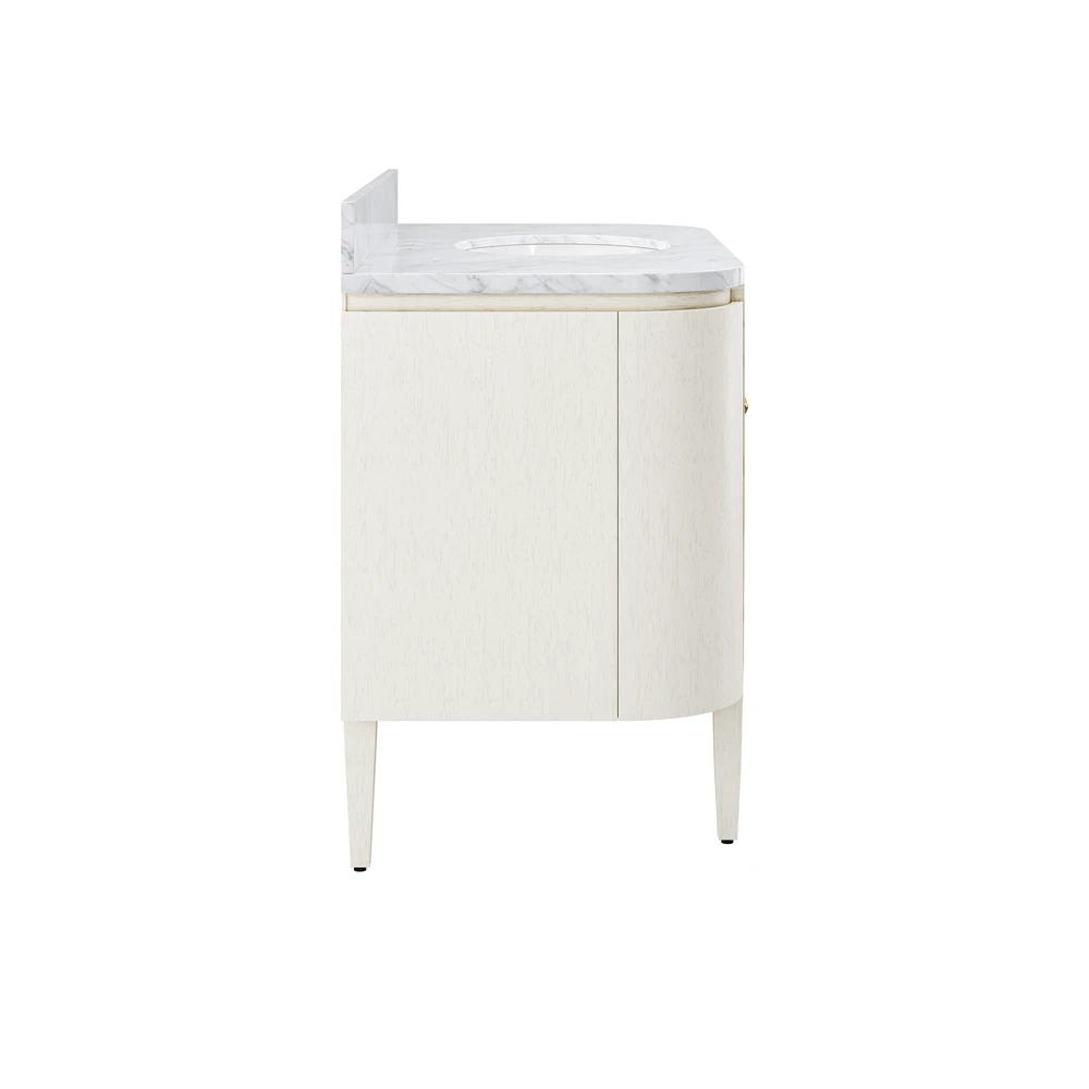 Briallen 48" White Vanity With Oval Undermount Sink 6 Briallen 48" White Vanity With Oval Undermount Sink - Image 6