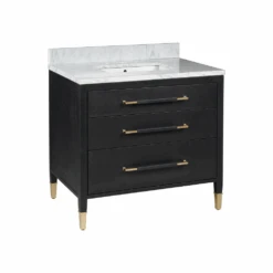 Verona 36" Black Linen Vanity With Rectangular Undermount Sink 12 Verona 36" Black Linen Vanity With Rectangular Undermount Sink -France and So Furniture fc5c748af23f5641cdade560517f2bffb1a6160c