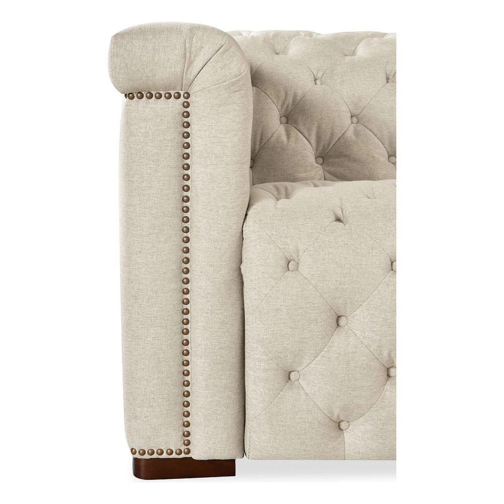 Vanguard Deux 5 Seat Sectional With Three Power Recliners And Six Power Headrests - Beige 9 Vanguard Deux 5 Seat Sectional With Three Power Recliners And Six Power Headrests - Beige - Image 9