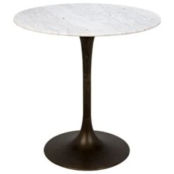 Noir Laredo Bar Table - Stone -France and So Furniture gbar001ab 40 3 lg