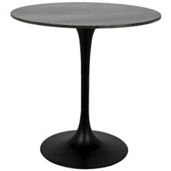 Noir Laredo Bar Table - Stone -France and So Furniture gbar001mtb 40 lg