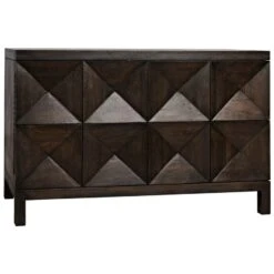 Noir Quadrant 2 Door Sideboard -France and So Furniture gcon231eb 2 lg