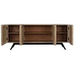 Noir Illusion Sideboard -France and So Furniture gcon244bw 3 lg