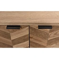 Noir Herringbone Sideboard -France and So Furniture gcon270mtb 6 lg