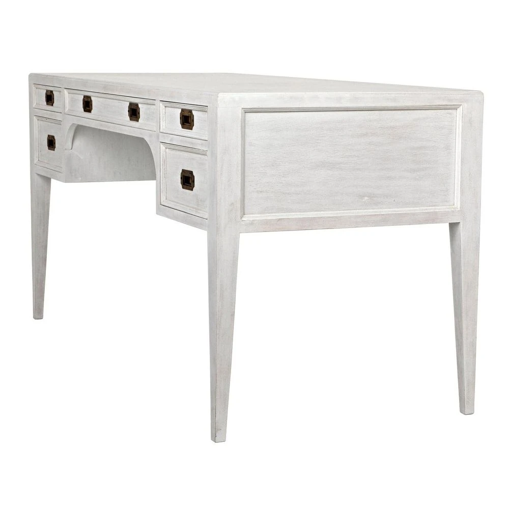 Noir Africa Desk - White Wash 6 Noir Africa Desk - White Wash - Image 6