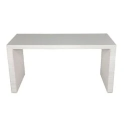 Noir Manhattan Desk - Solid White -France and So Furniture gdes189sw 3 lg 42646c02 67ed 4566 ab98 2bb55f52dc7e