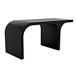 Noir Maximus Desk - Black Metal -France and So Furniture gdes192mtb 9 lg