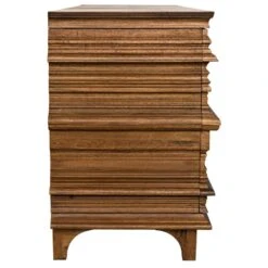 Noir Bernard 6 Drawer Chest -France and So Furniture gdre168 2dw 3 lg