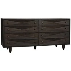 Noir Diamond Double Chest -France and So Furniture gdre180 2eb lg