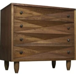 Noir Diamond Chest -France and So Furniture gdre180dw 1 lg