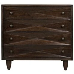 Noir Diamond Chest -France and So Furniture gdre180eb 3 lg
