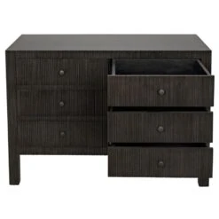 Noir Conrad 6 Drawer Dresser -France and So Furniture gdre221p 3 lg