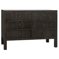 Noir Conrad 6 Drawer Dresser