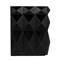 Noir Allegra Dresser - Hand Rubbed Black -France and So Furniture gdre248hb 6 lg