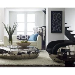 Darioni Mirrored Club Chair -France and So Furniture getImageLifestyle