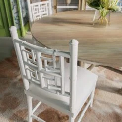 Farringdon Round Dining Table 60'' In Fruitwood -France and So Furniture grosvenor dining room view 3 1437f0c4 4ed0 4240 98f8 c1f159549563