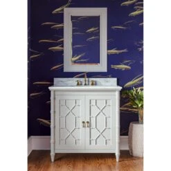 Grosvenor Single Vanity In True White W/ Sink & Marble Top -France and So Furniture grosvenor single vanity 02 2 1 52b37c7e 107b 4451 8232 9b31197cfac6