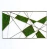 Intersect Wall Art With Moss Shap