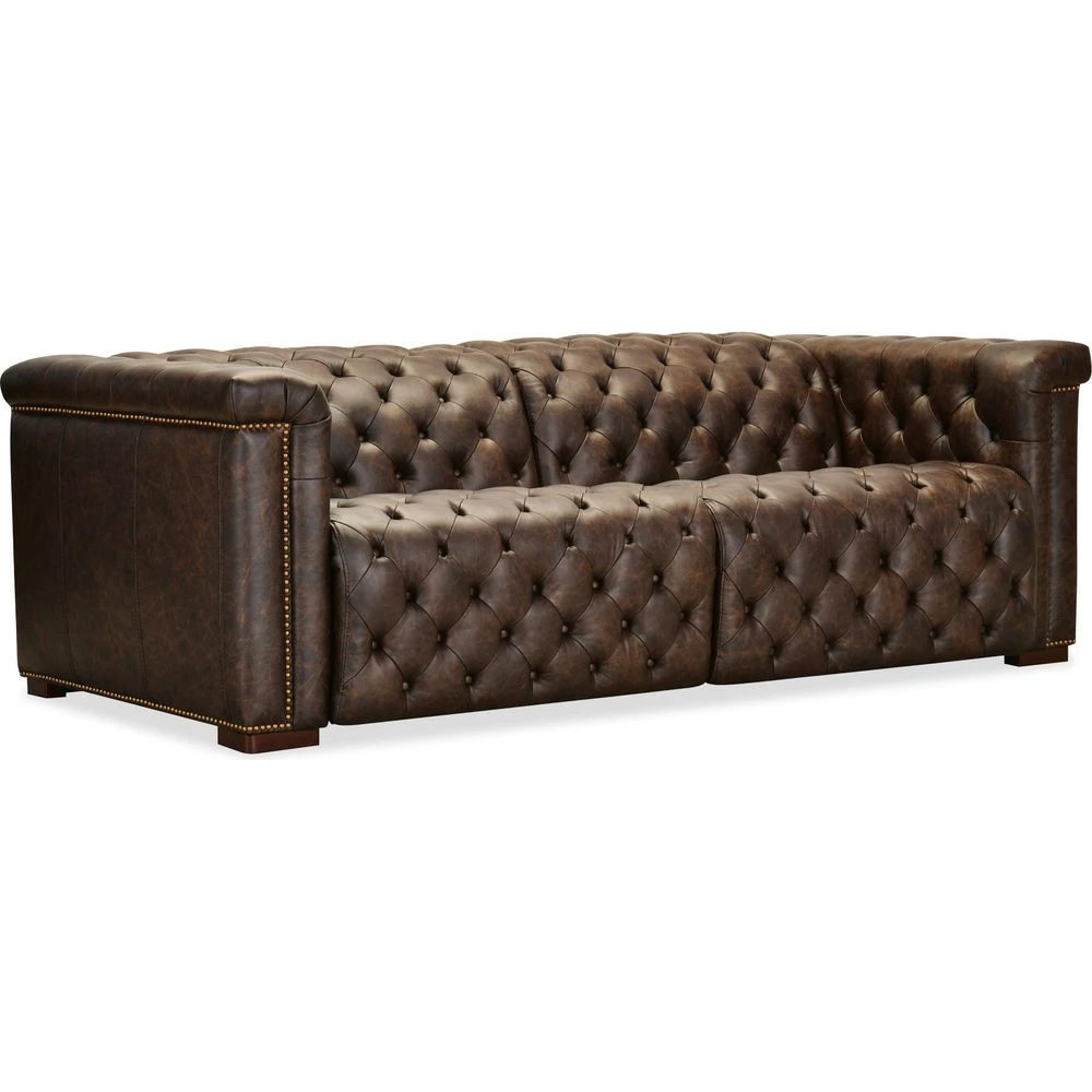 Savion Deux LAF/RAF 2 Over 2 Sofa With Power Recliners And Power Headrests - Brown 1 Savion Deux LAF/RAF 2 Over 2 Sofa With Power Recliners And Power Headrests - Brown