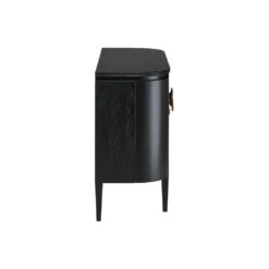 Briallen Black Demi-Lune Cabinet - Caviar Black 12 Briallen Black Demi-Lune Cabinet - Caviar Black -France and So Furniture jagwxugqc0xjgaektkbf