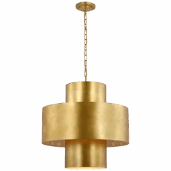 Marquette 25" Layered Pendant - Gild