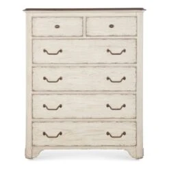 Heritage Six-Drawer Chest - Whites/Creams/Beiges