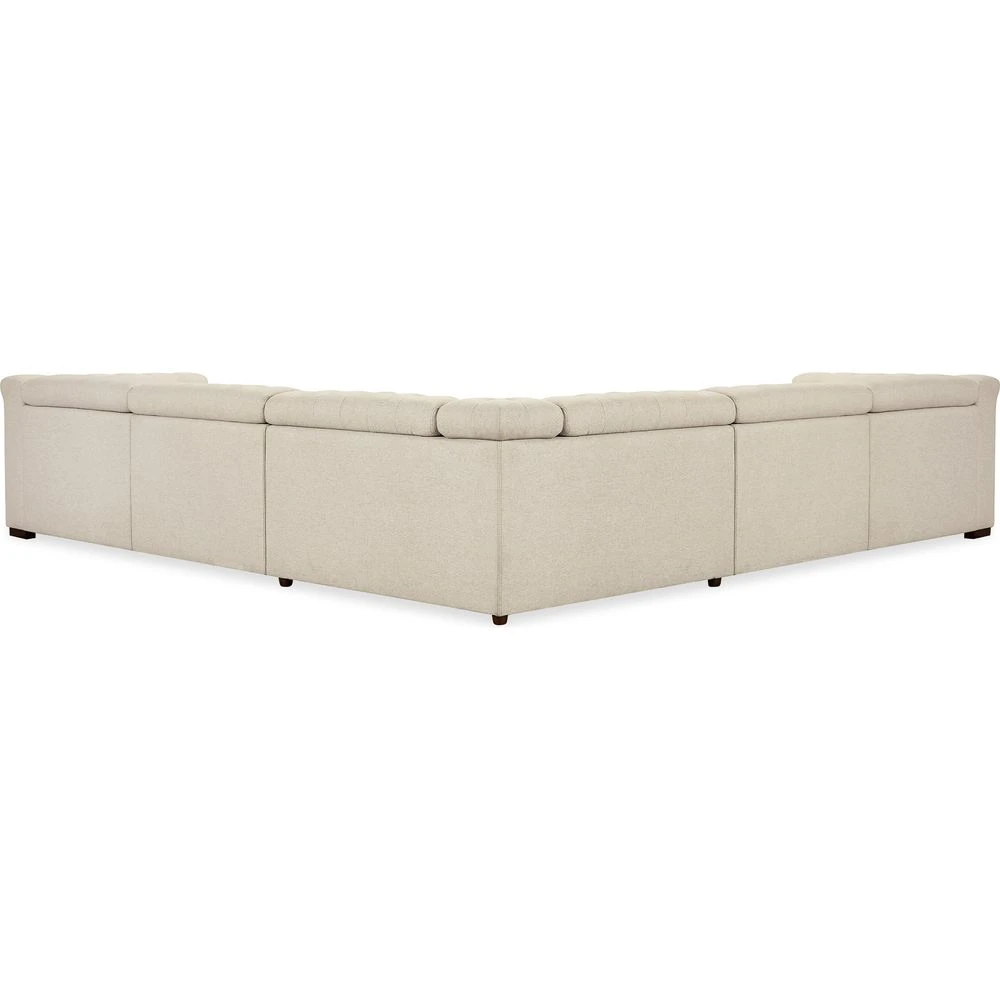 Vanguard Deux 5 Seat Sectional With Three Power Recliners And Six Power Headrests - Beige 4 Vanguard Deux 5 Seat Sectional With Three Power Recliners And Six Power Headrests - Beige - Image 4