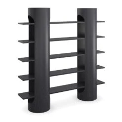 Milan Bookcase - Grey -France and So Furniture khc 023 261