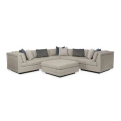 Synthesis 6 Piece Sectional - Black