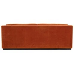 Sophia Slope Arm Mohair Sofa With Bench Seat - Cinnamon/Ebony -France and So Furniture m105 701 f back silo