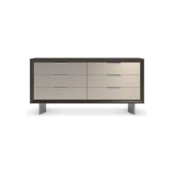 Couture Dresser - Brown, Silver