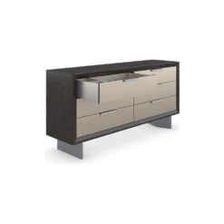 Couture Dresser - Brown, Silver 11 Couture Dresser - Brown, Silver -France and So Furniture m133 421 011 open