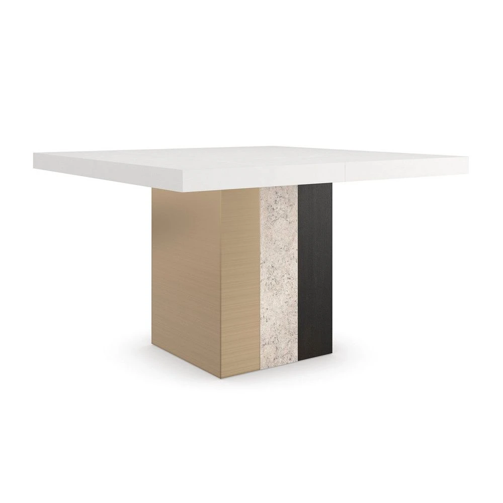 Harmony Dark Dining Table - Brown, Grey, Bronze, White 1 Harmony Dark Dining Table - Brown, Grey, Bronze, White