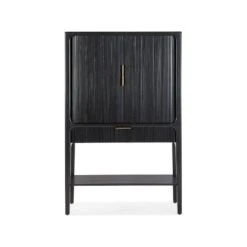 Milo Ribbed Cadenza Cabinet - Black